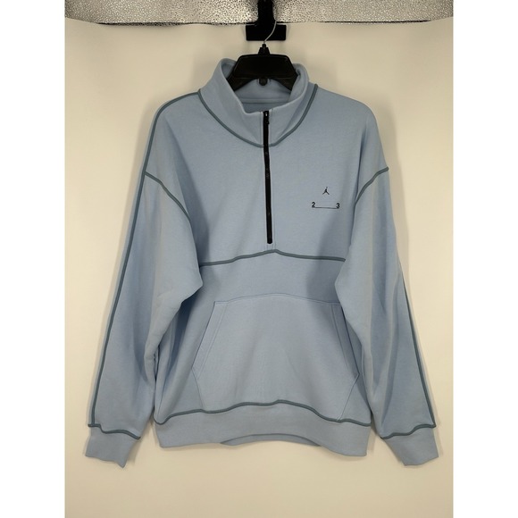 Nike Air Jordan 23 Engineered Fleece Half 1/2 Zip Pullover DV7679-411‎ Medium - Picture 1 of 8
